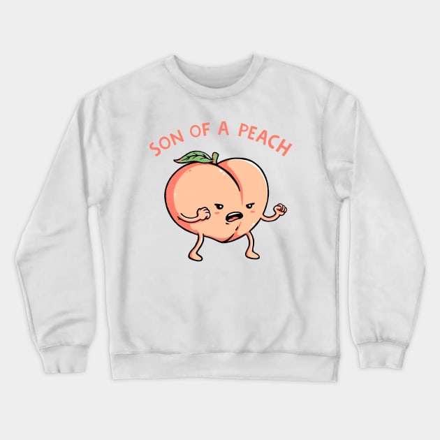 Son Of A Peach Crewneck Sweatshirt by triagus